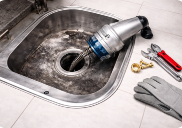 Drain cleaning service for clogged sinks and pipes in Cincinnati