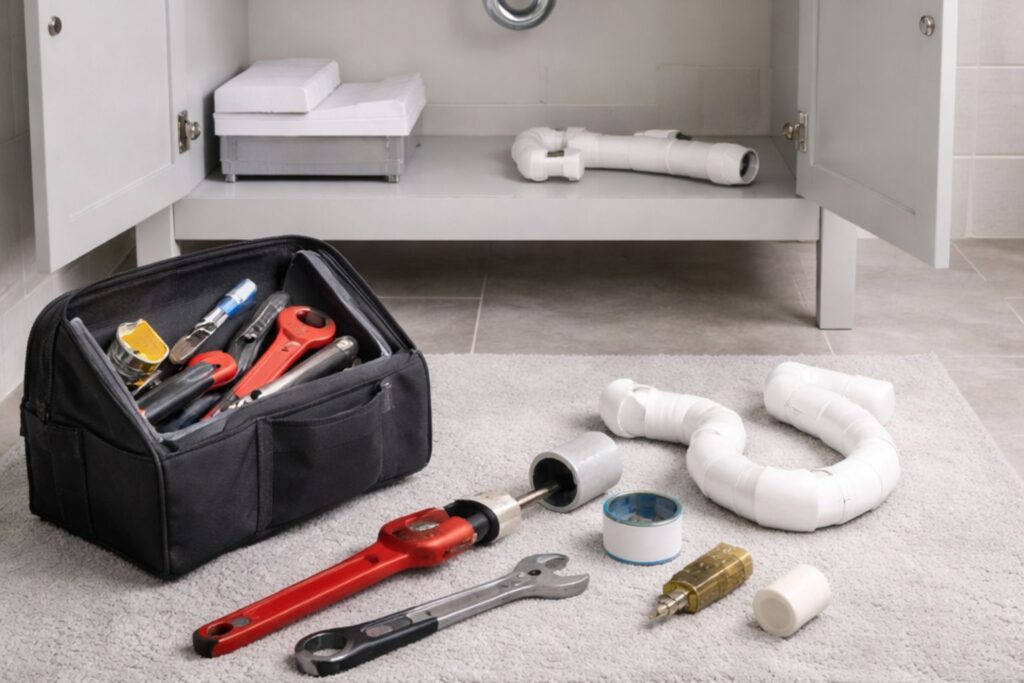 Bathroom plumbing repair for toilets, showers, and sinks